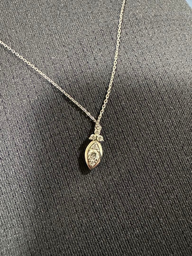 ヴァンドーム青山【極美品】プラチナダイヤモンドネックレスpt850 ダイヤモンド