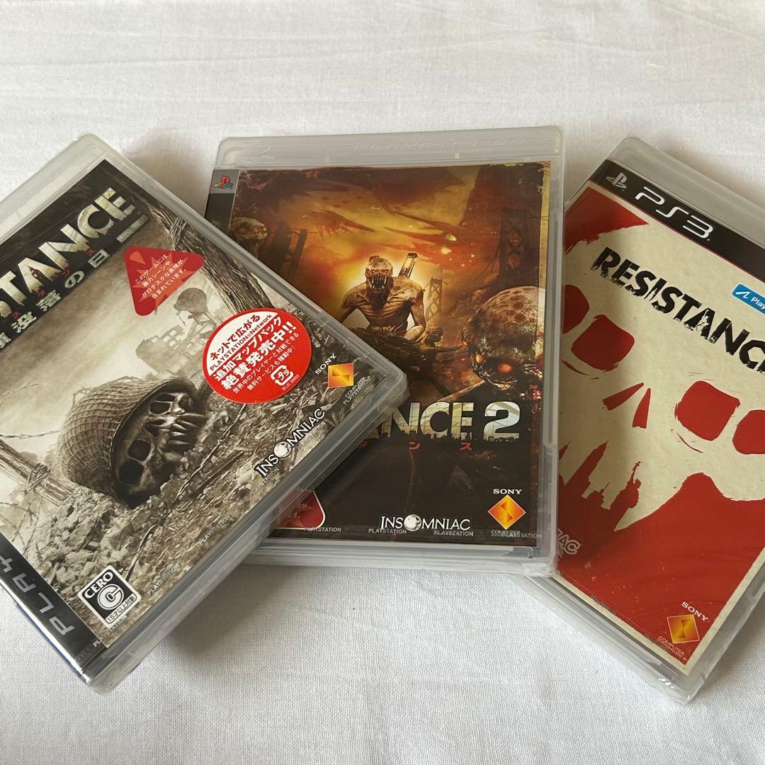 新品未開封　PS3  RESISTANCE  3点セット