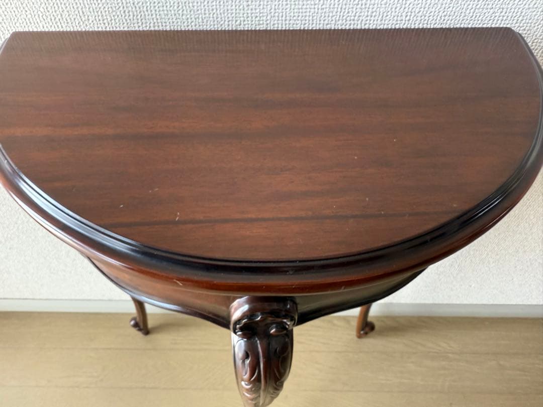 アンティーク調　猫足テーブル