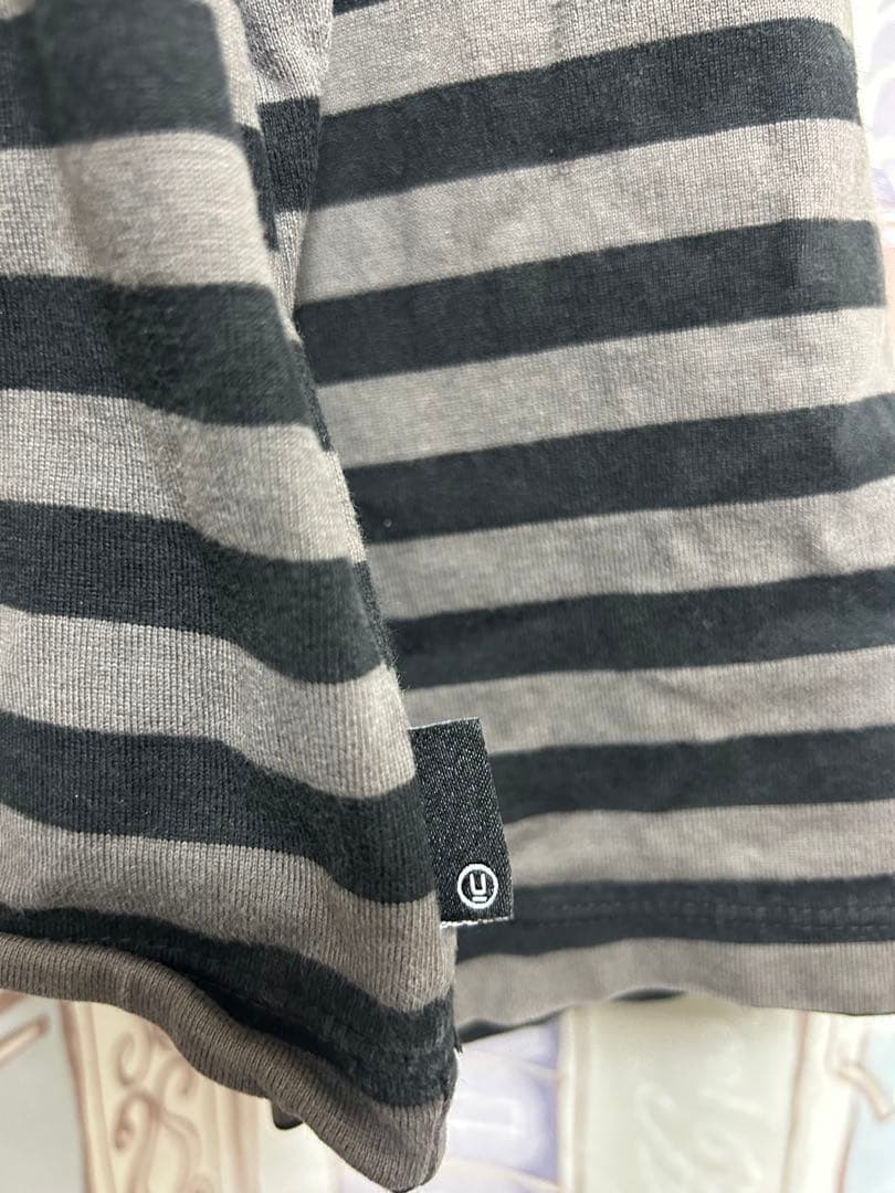 アンダーカバー初期黒タグボーダーロンT③ undercoverジョニオ