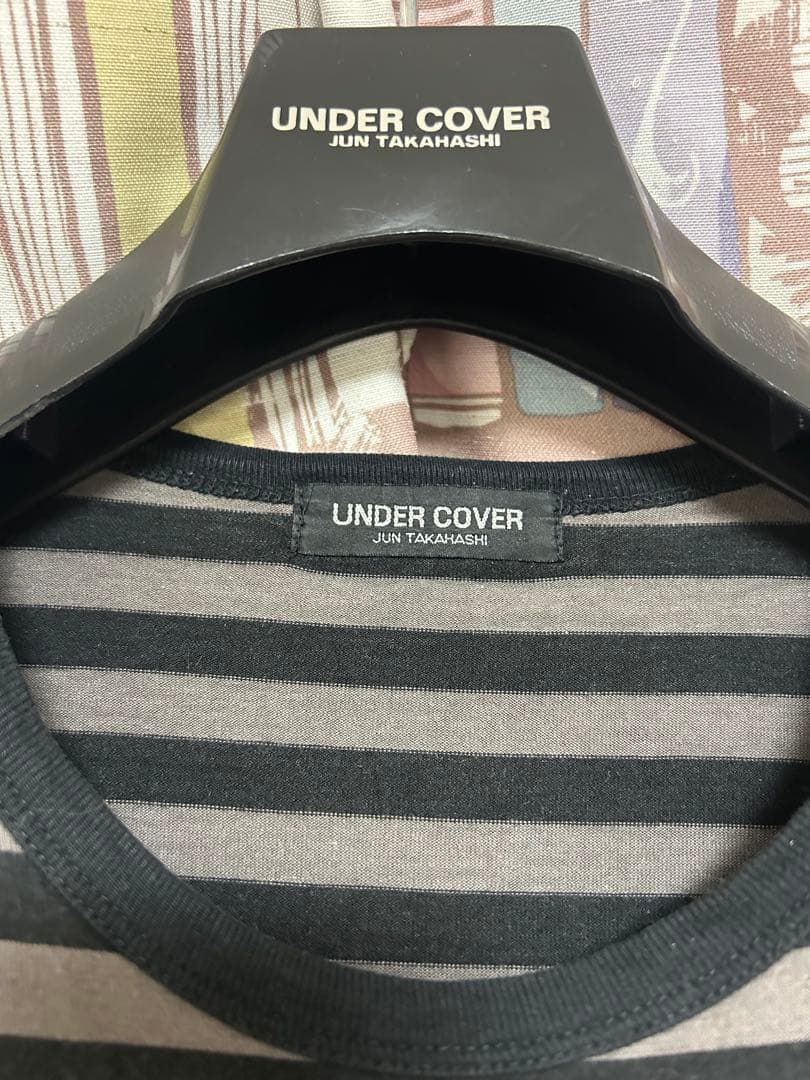 アンダーカバー初期黒タグボーダーロンT③ undercoverジョニオ