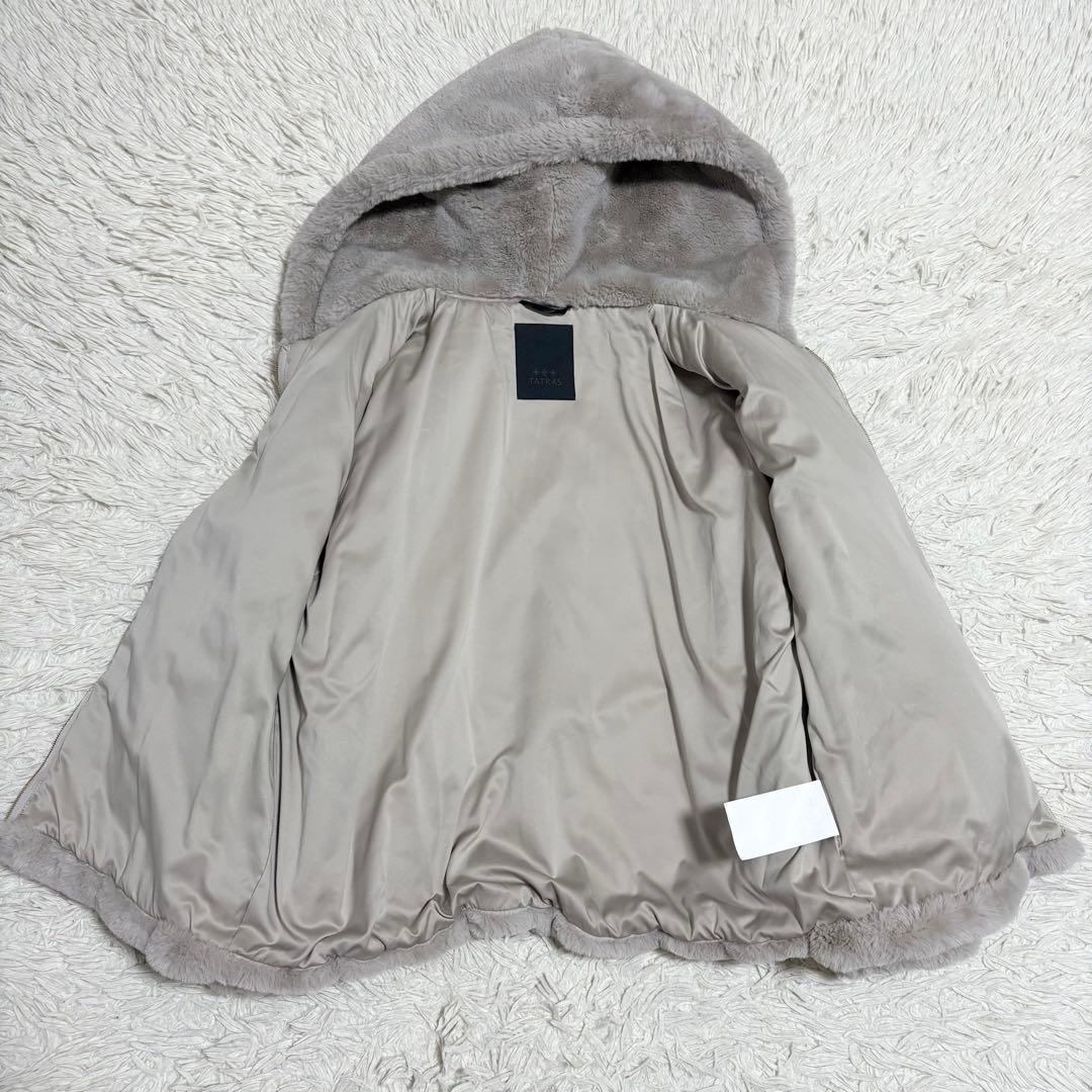 24年モデル✨未使用級 TATRAS YUMOLAボアブルゾン グレー 01