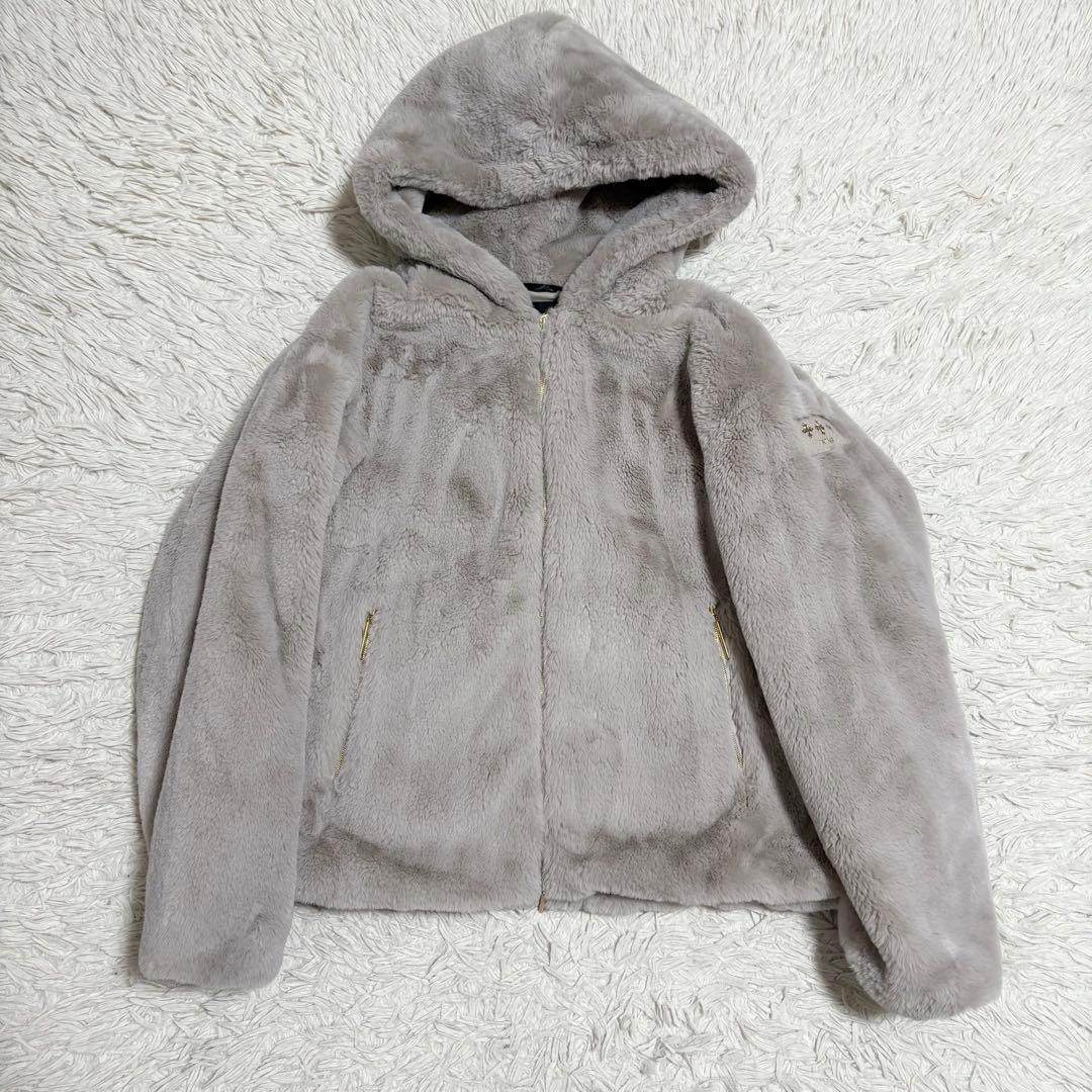 24年モデル✨未使用級 TATRAS YUMOLAボアブルゾン グレー 01