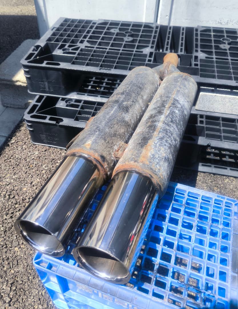 kazuya　ディアルマフラー　ワンオフ　真円　セダン等　加工用　➀