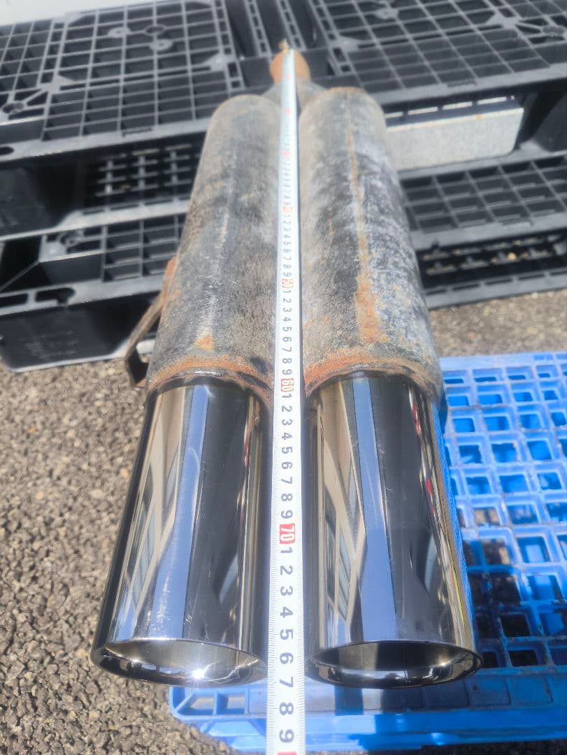 kazuya　ディアルマフラー　ワンオフ　真円　セダン等　加工用　➀