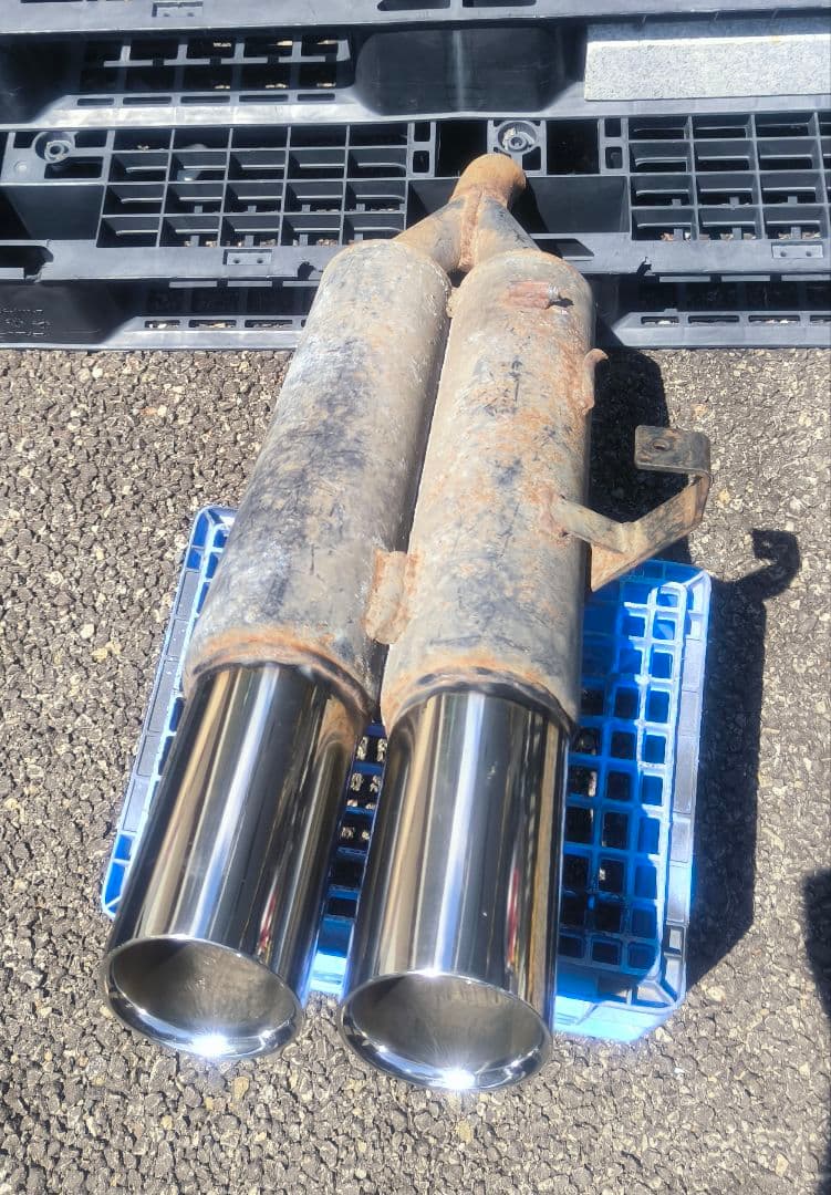 kazuya　ディアルマフラー　ワンオフ　真円　セダン等　加工用　➀