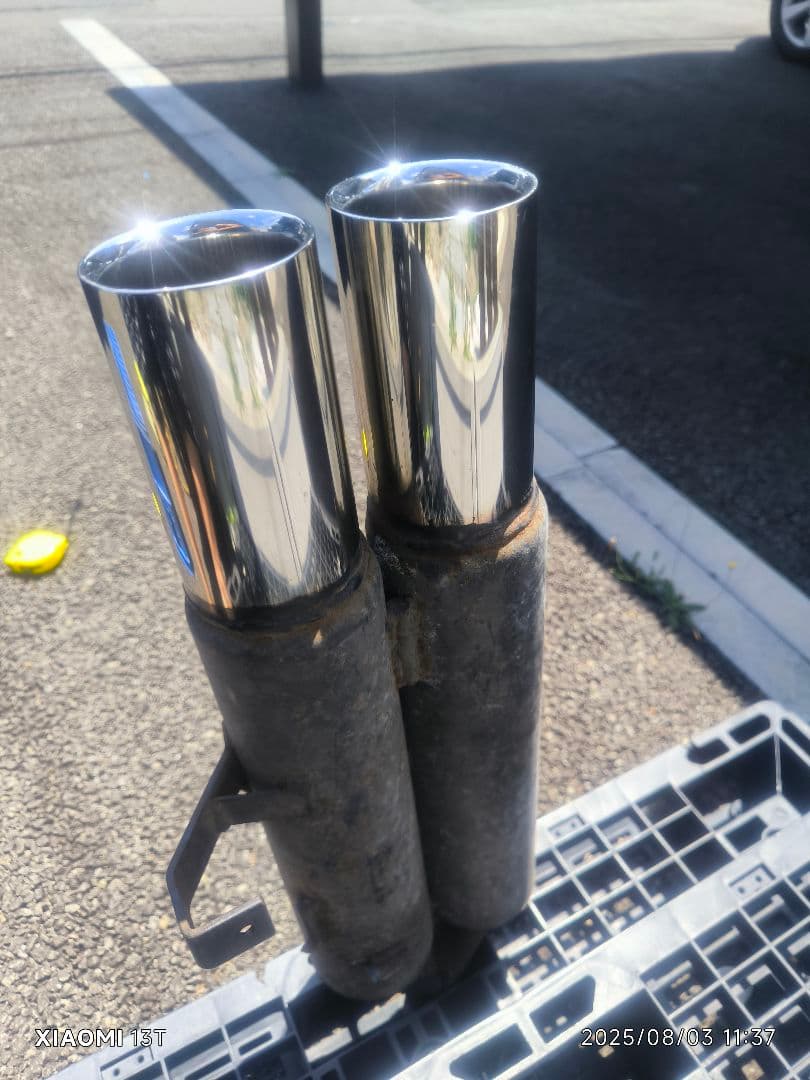 kazuya　ディアルマフラー　ワンオフ　真円　セダン等　加工用　➀