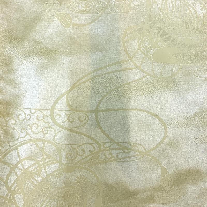 506ax25□お宮参り 女児 祝い着 着物 七五三にも 色無地 地紋□美品