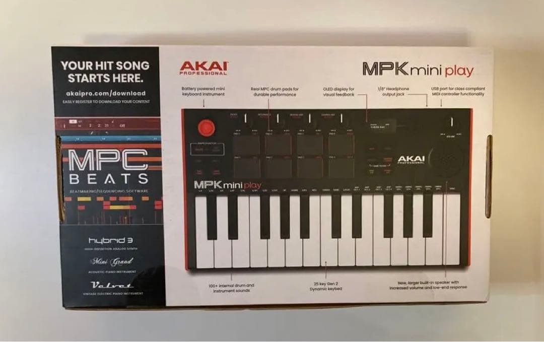 【未使用】AKAI MPK mini playミニキーボード
