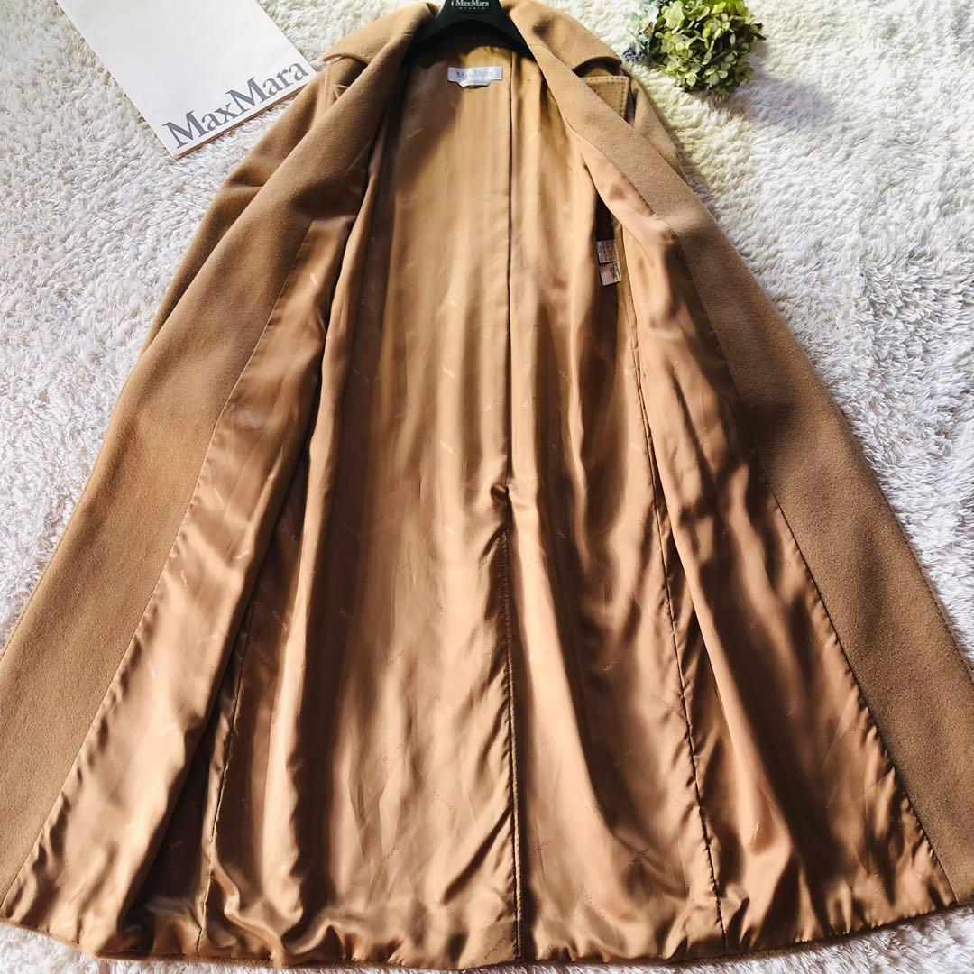 専用✨マックスマーラ マニュエラコート キャメル100% 女優襟 白タグ 36