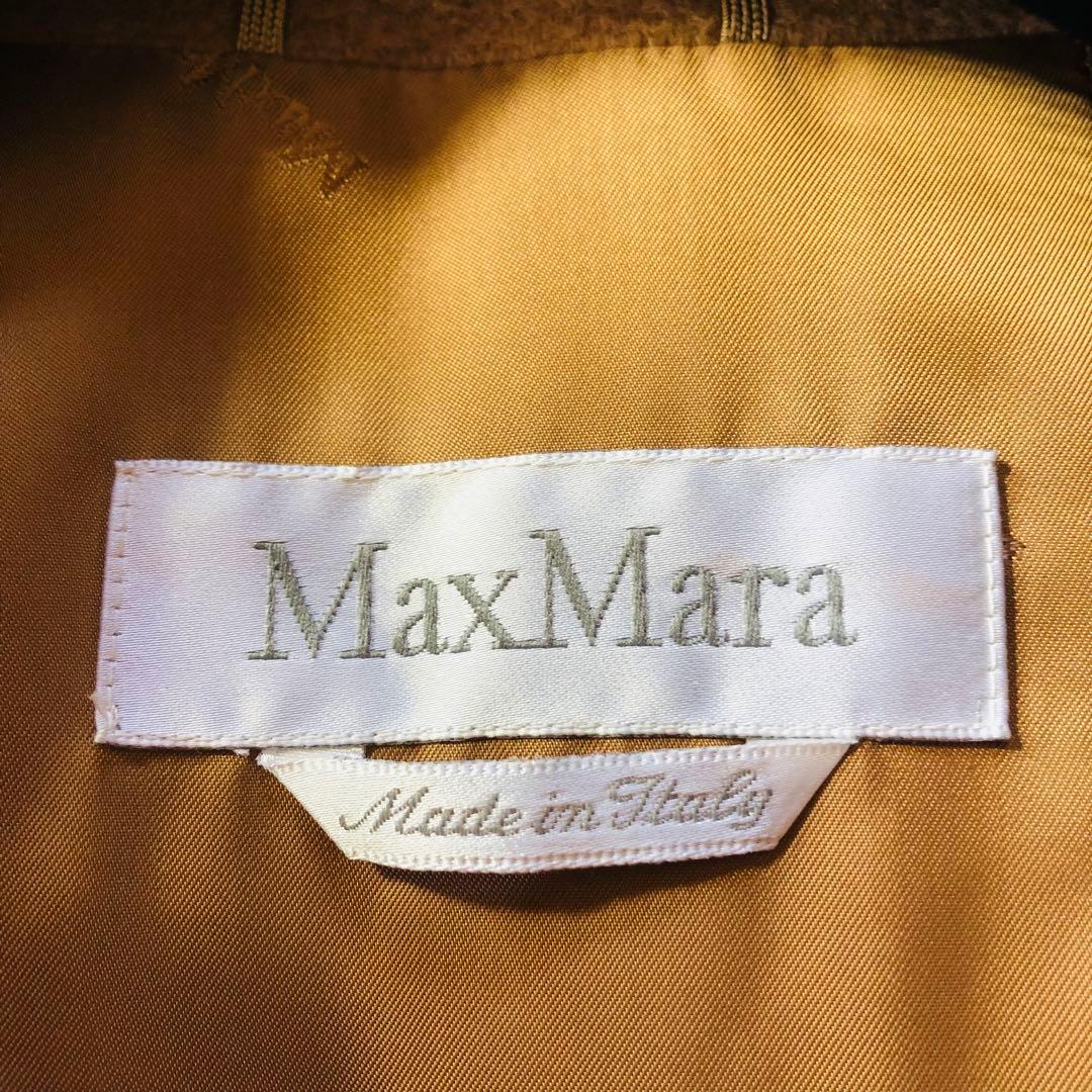 専用✨マックスマーラ マニュエラコート キャメル100% 女優襟 白タグ 36