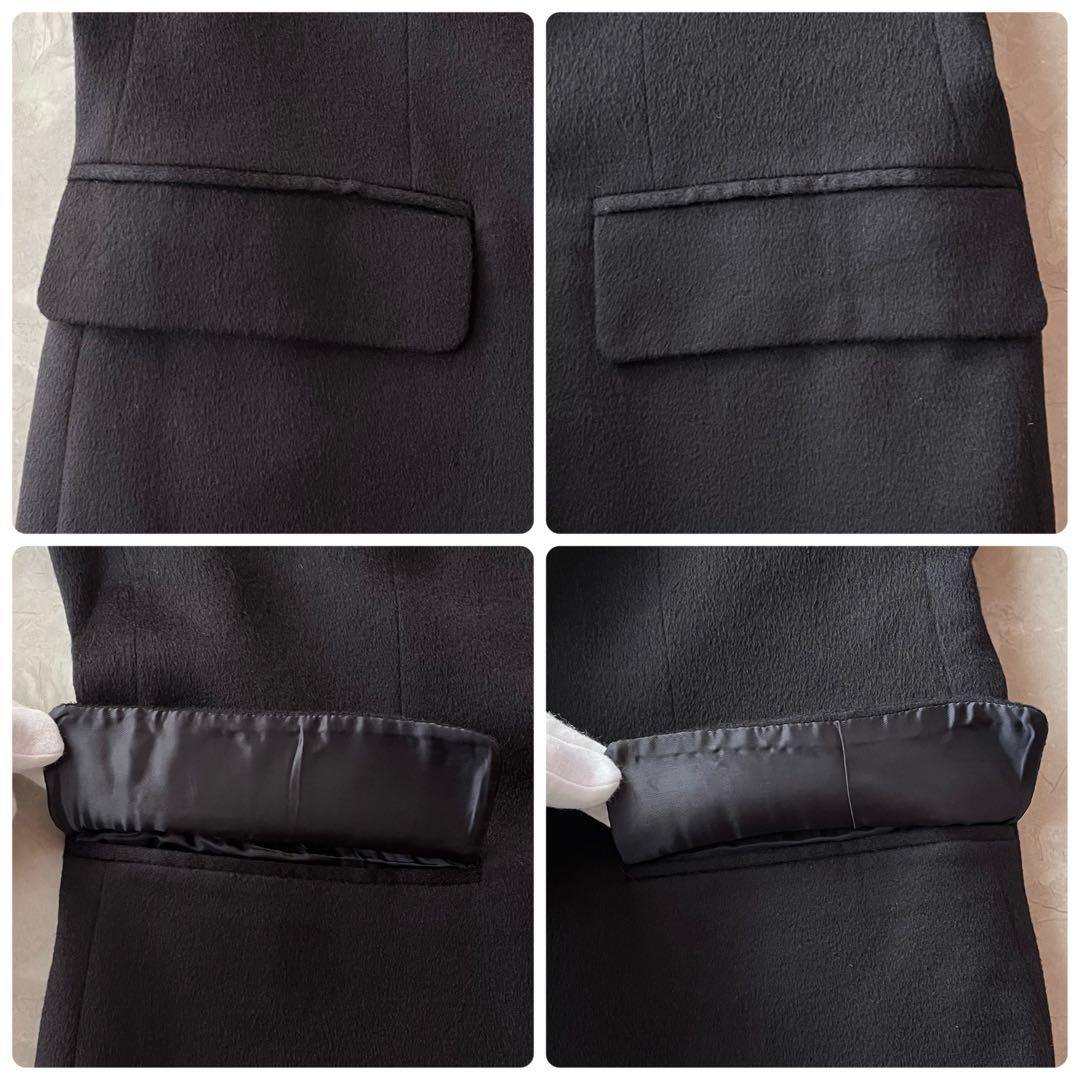 美品☆ブルックスブラザーズ カシミヤ100% テーラードジャケット XL 黒