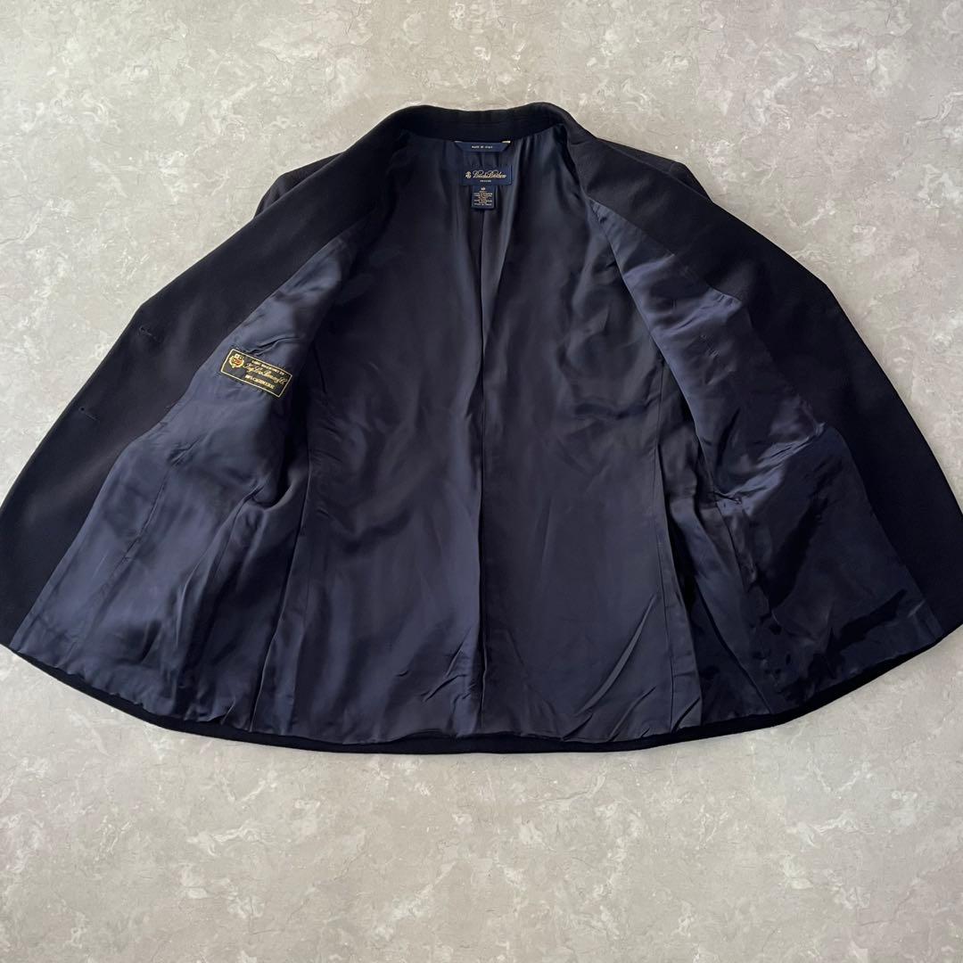 美品☆ブルックスブラザーズ カシミヤ100% テーラードジャケット XL 黒