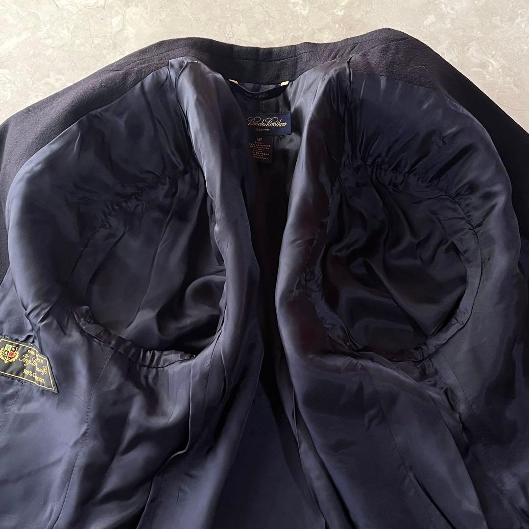 美品☆ブルックスブラザーズ カシミヤ100% テーラードジャケット XL 黒