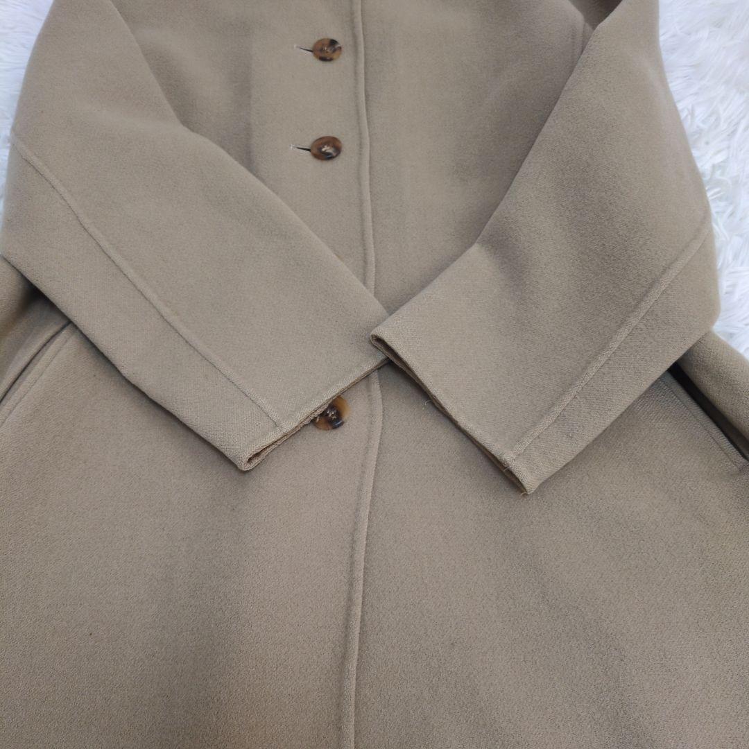 イッセイミヤケ　カシミヤ　チェスターコート　ミドル丈