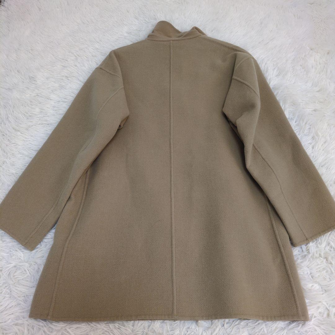 イッセイミヤケ　カシミヤ　チェスターコート　ミドル丈