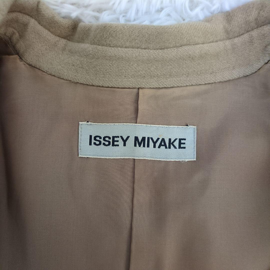 イッセイミヤケ　カシミヤ　チェスターコート　ミドル丈