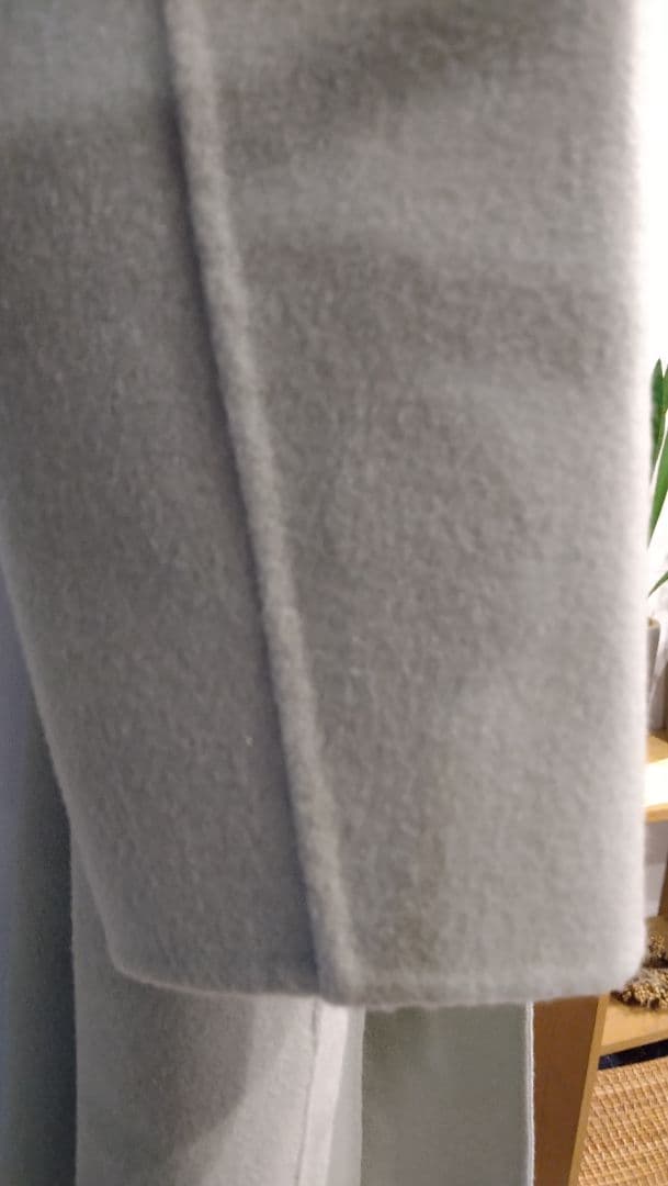 ギャルリーヴィー　ライトメルトンチェスターコート　セージグリーン