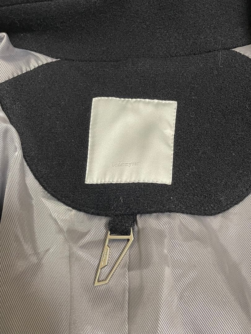 undermycar 韓国ブランド ブラック ダッフルコート