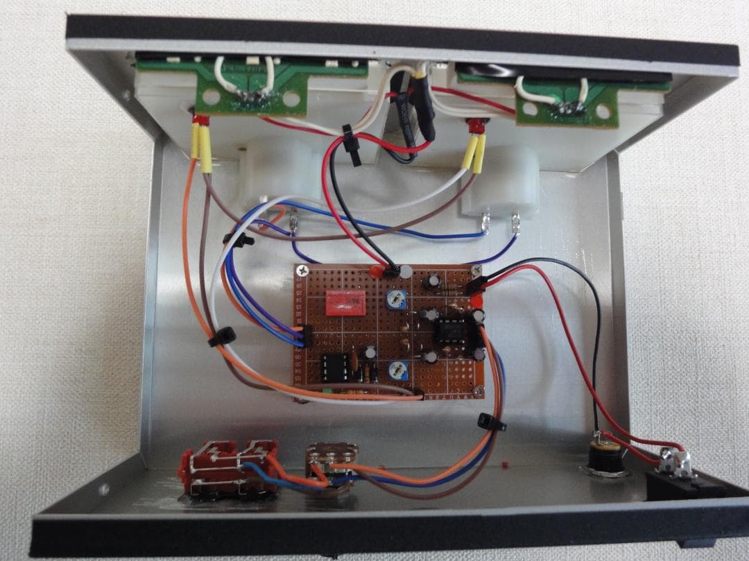 自作ステレオVUメーター218号機（YAMAHA大型ワイド・ピーク付）