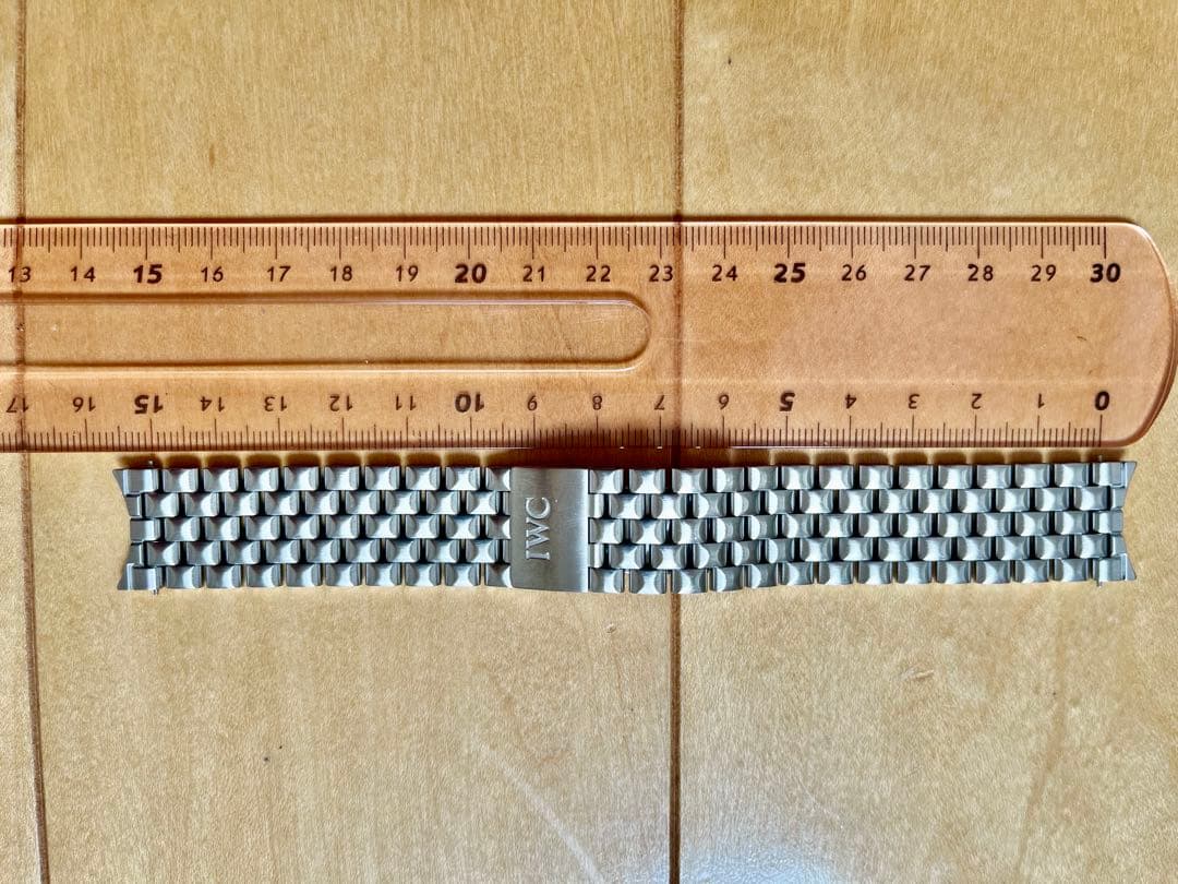 IWC マーク15 中期型19mm純正ステンレスベルト