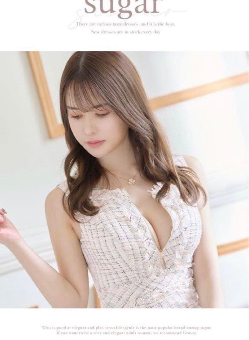 【送料無料】ローブドフルール ツイードドレス