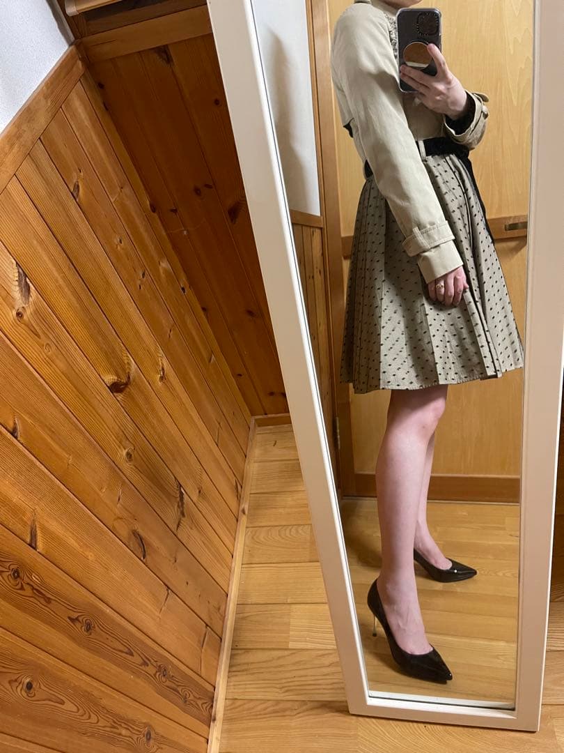 ヴァレンティノ　トレンチコート　ドット柄