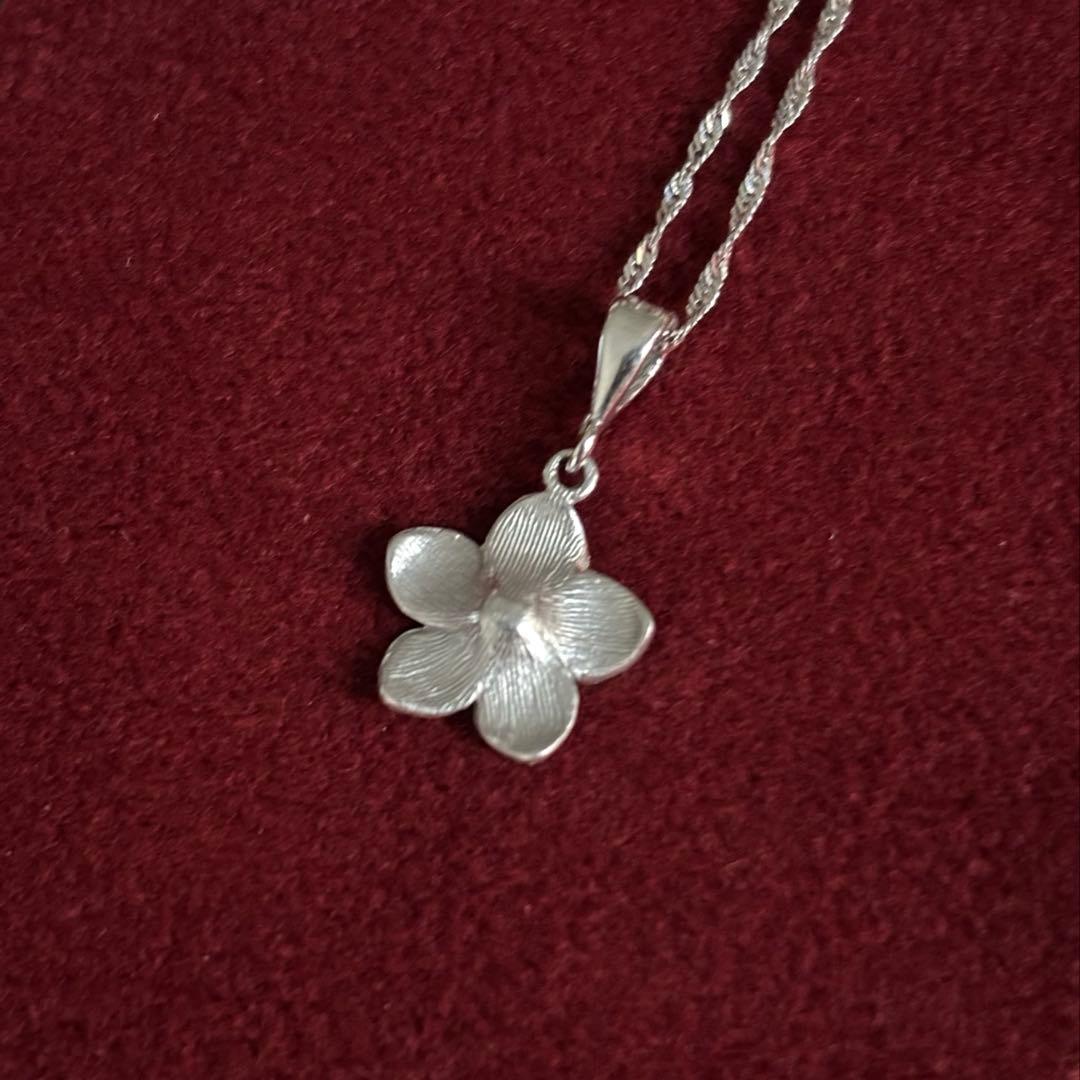 14K ハワイアンジュエリー プルメリア◯ネックレス