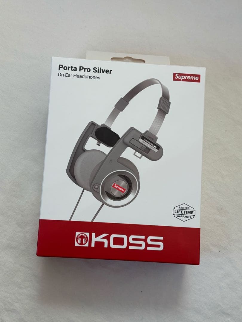a*o様 Supreme KOSS Porta Pro Silver Headp