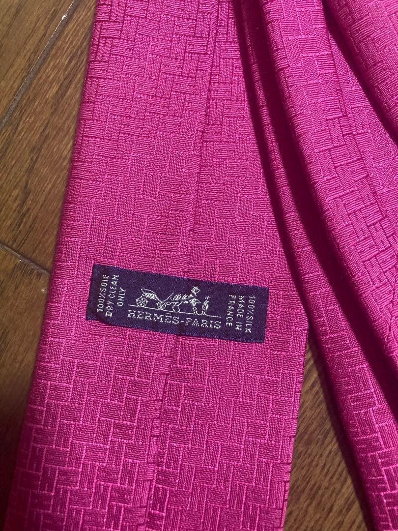 【なかた】HERMES ファソネ柄 ネクタイ