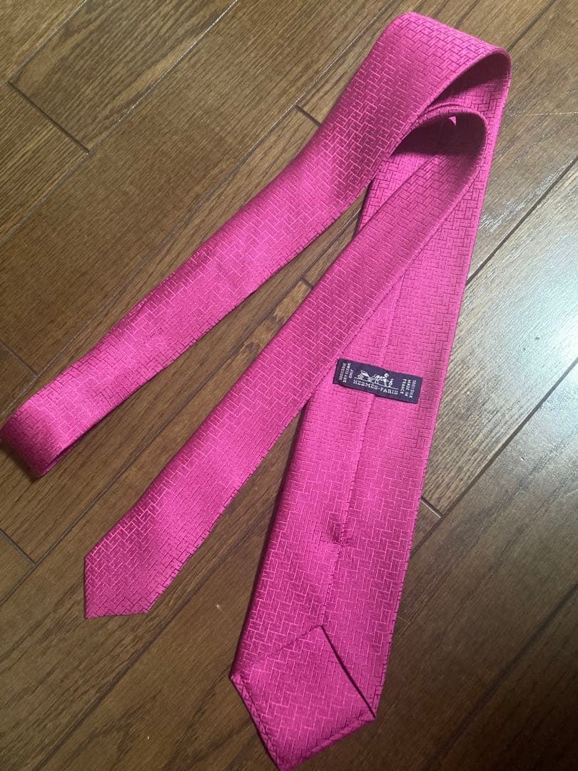 【なかた】HERMES ファソネ柄 ネクタイ
