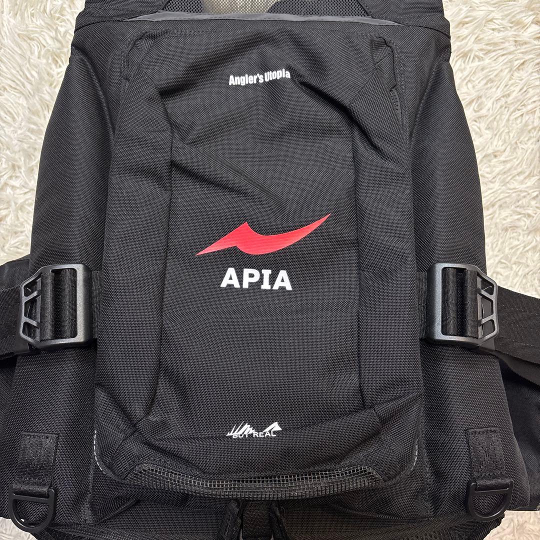 未使用に近い☆超美品【APIA】アピア　アングラーズサポートベストVer4