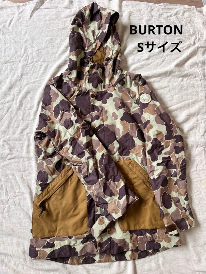 Burton 迷彩 スノーボードウェア Ｓサイズ