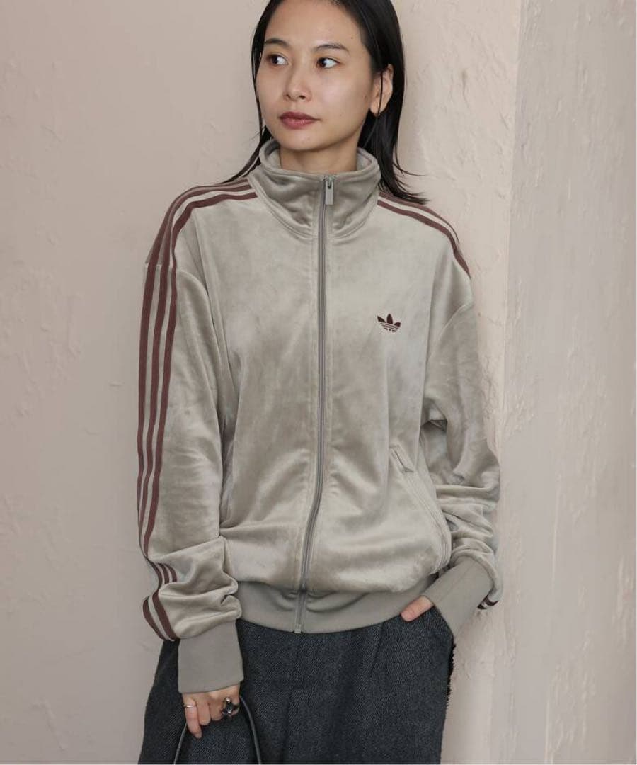 adidas JOURNAL STANDARD ベロア トラックジャケット XS