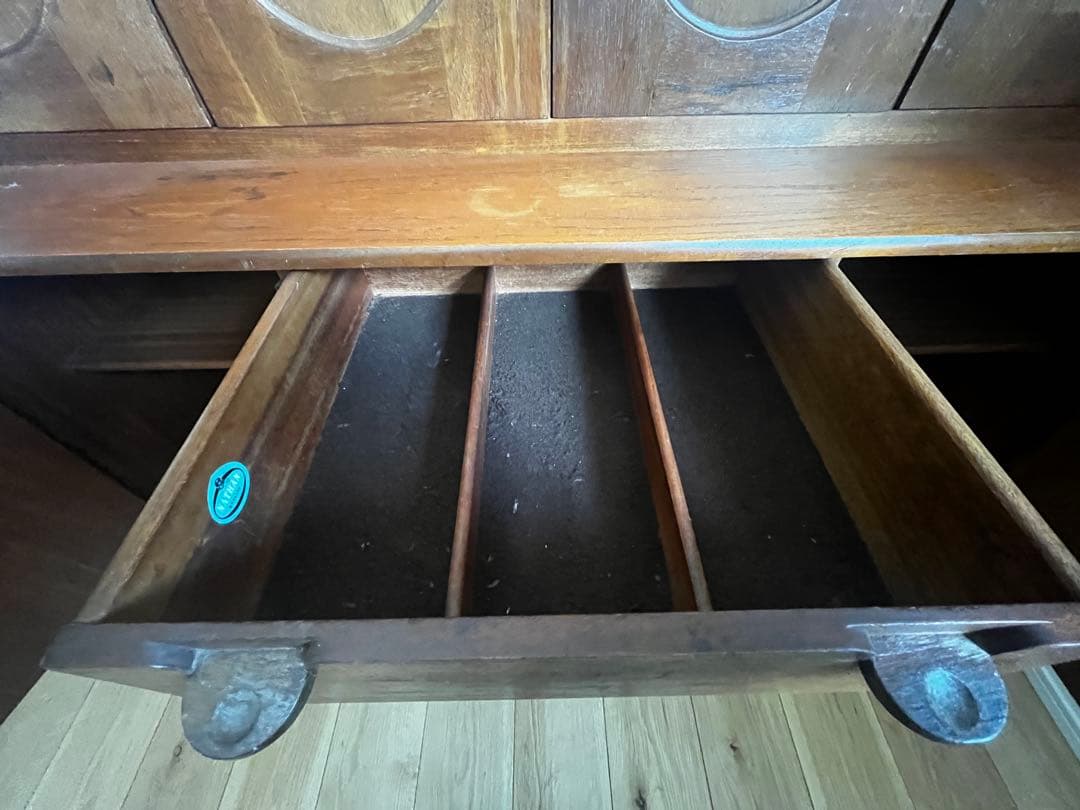 ミッドセンチュリー 木製大型キャビネット NATHAN 食器棚　ラック　チェスト