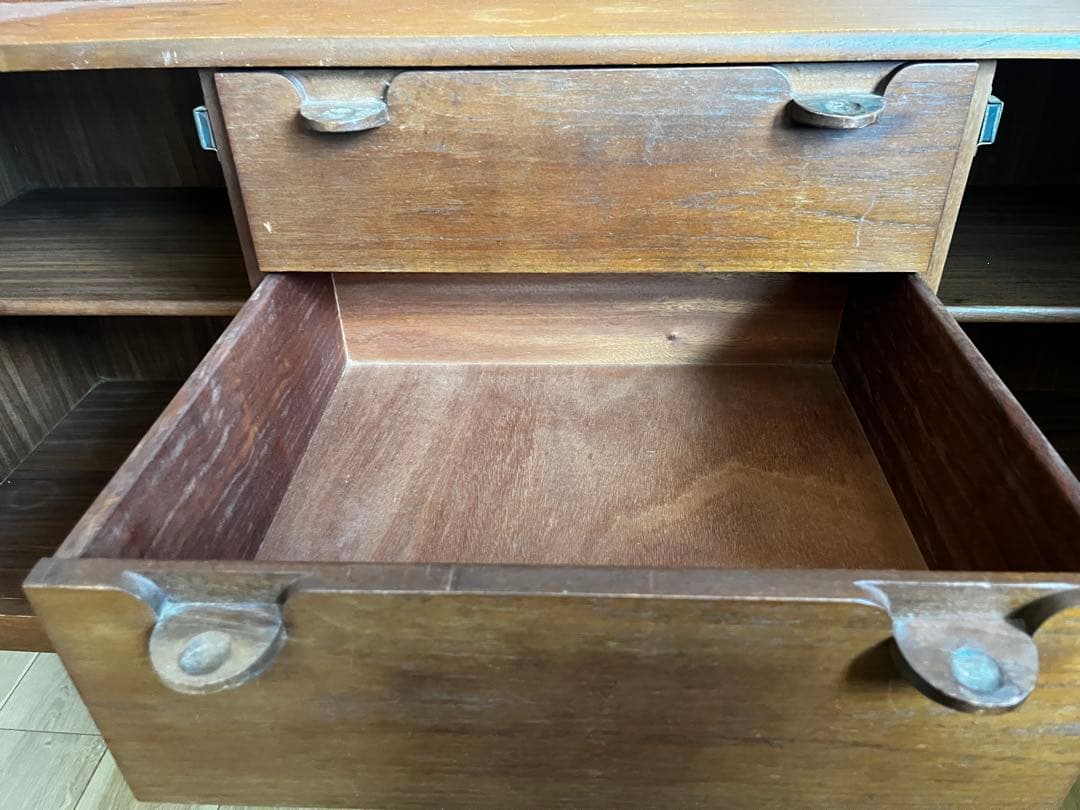 ミッドセンチュリー 木製大型キャビネット NATHAN 食器棚　ラック　チェスト