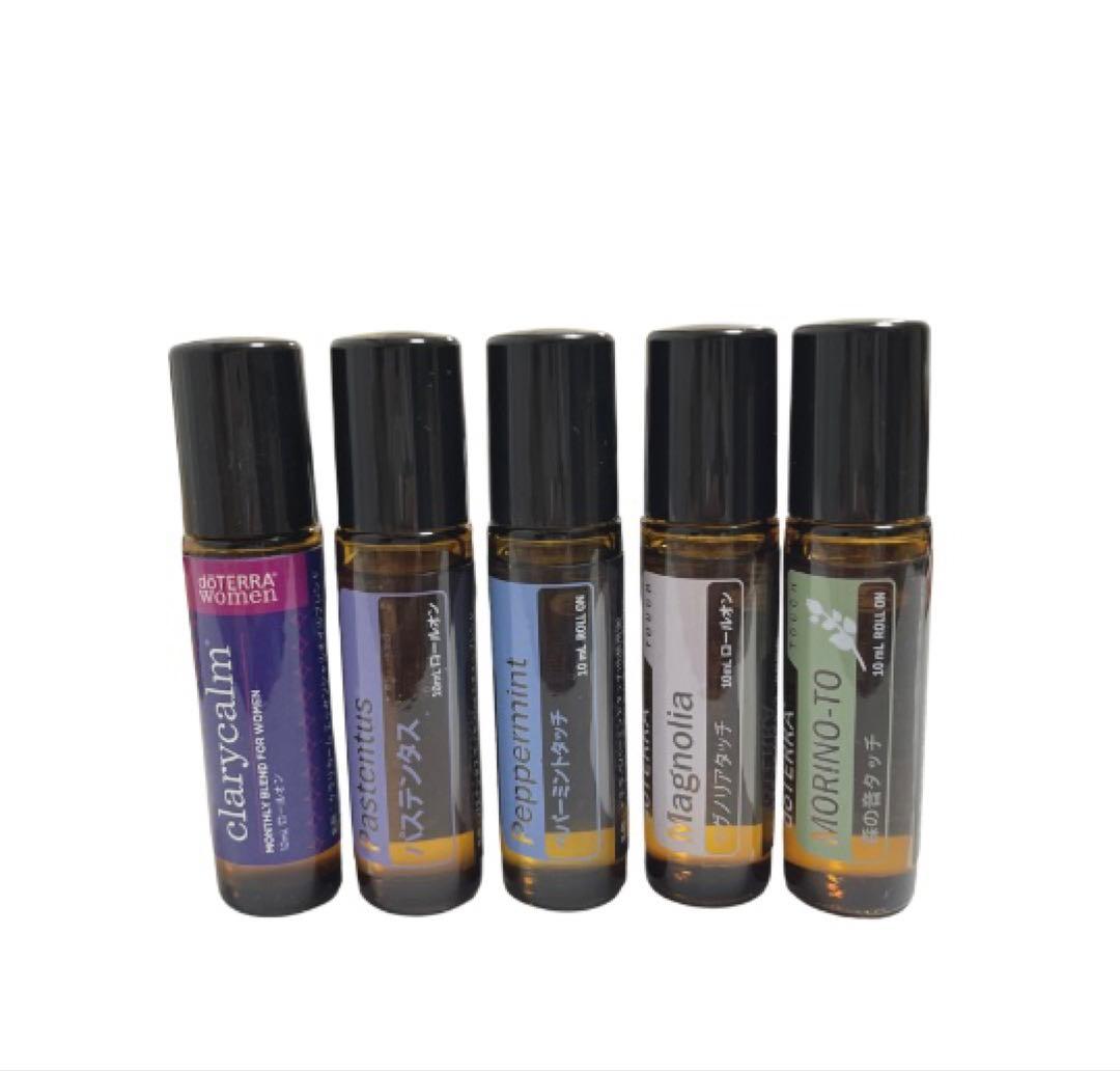 dōTERRA エッセンシャルオイル35本セット 木製ボックス・ロールオン5本他