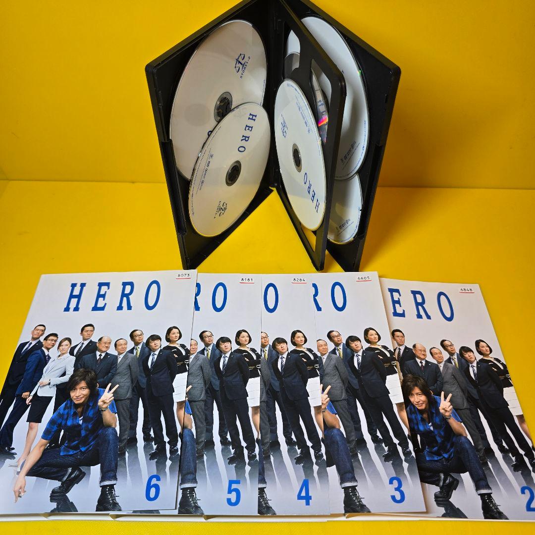 新品ケース交換済　 HERO 第1+第2シリーズ+劇場版2作+特別編SP 全15