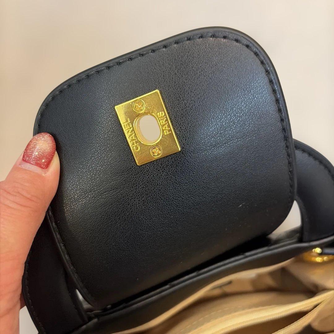 ノベルティ　キルティングC☆ブラックバック