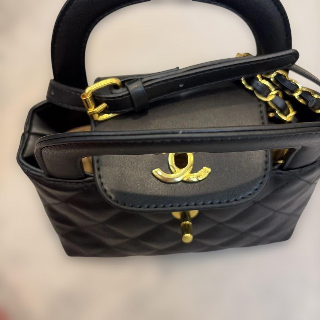 ノベルティ　キルティングC☆ブラックバック