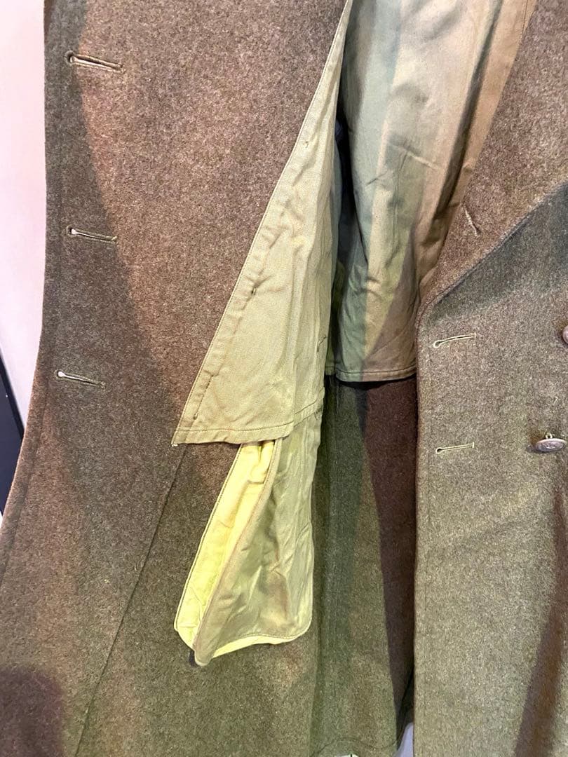 メルトンウール 40年代 米軍実物 ミリタリー カーキ オリーブ 中古 古着