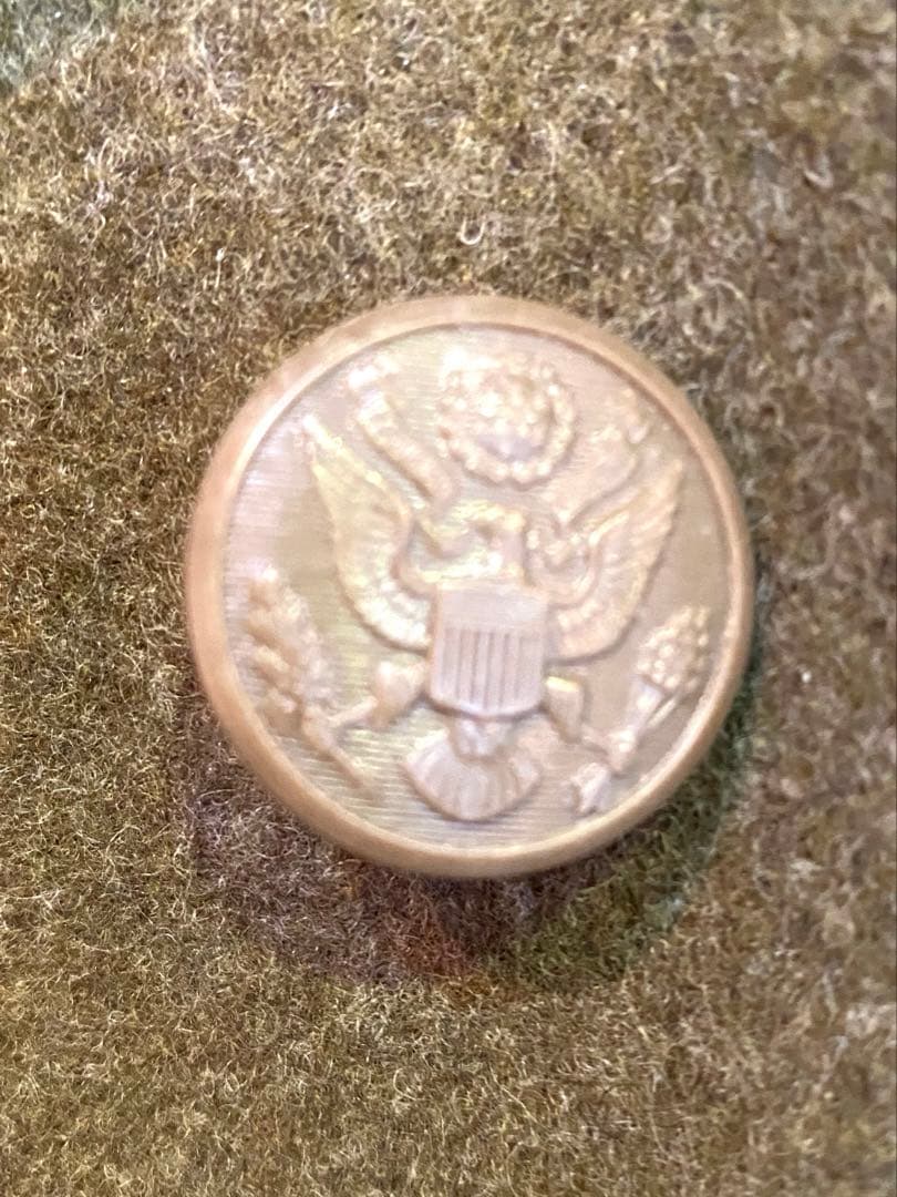 メルトンウール 40年代 米軍実物 ミリタリー カーキ オリーブ 中古 古着