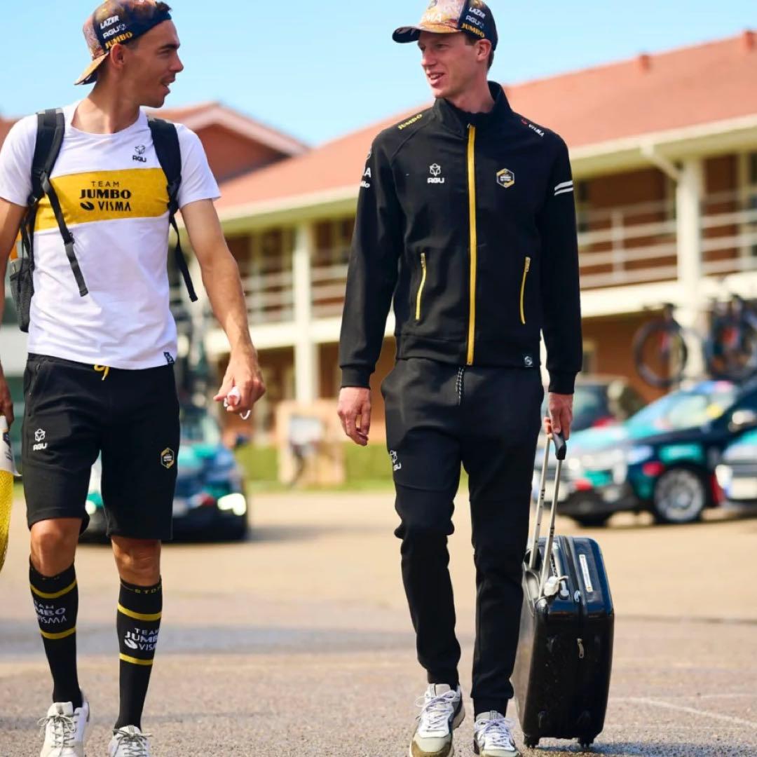 選手支給品 ユンボヴィスマ フルジップパーカ ヴィスマリースアバイク サーベロ