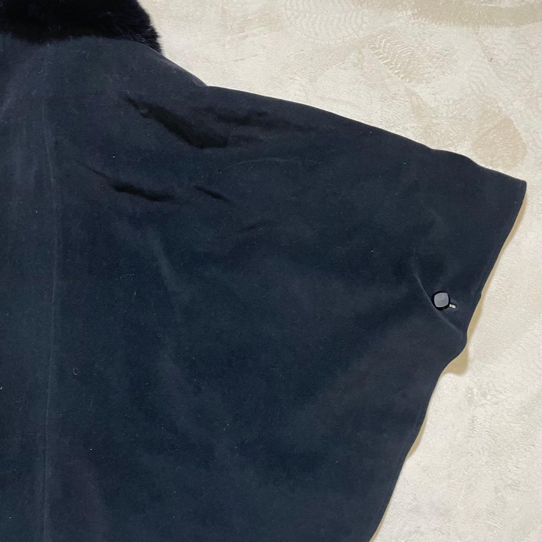 美品　piacenza × DELBA ペイズリー　カシミ裏地シルク　ポンチョ