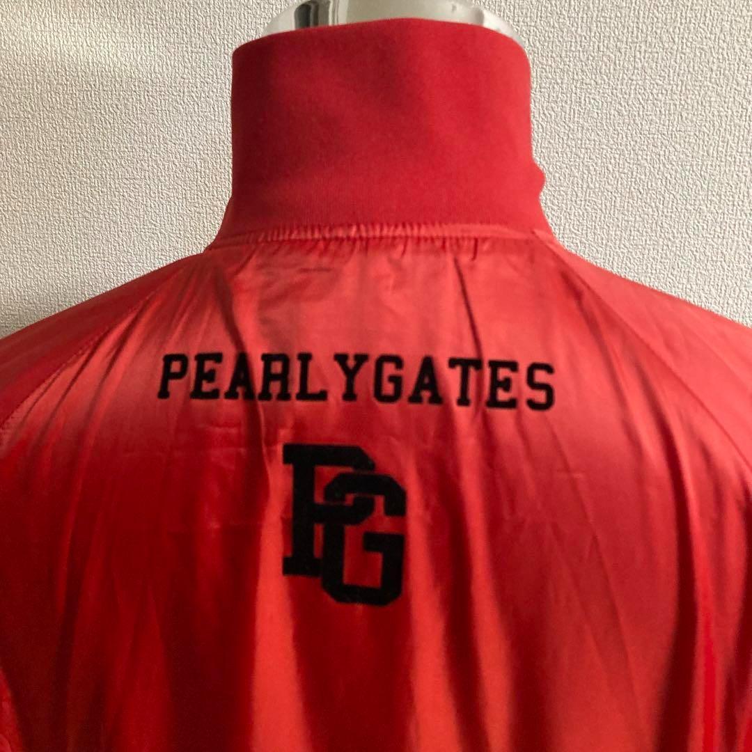 パーリーゲイツ ダブルジップ ジャケット 裏地蓄熱 レッド サイズ3