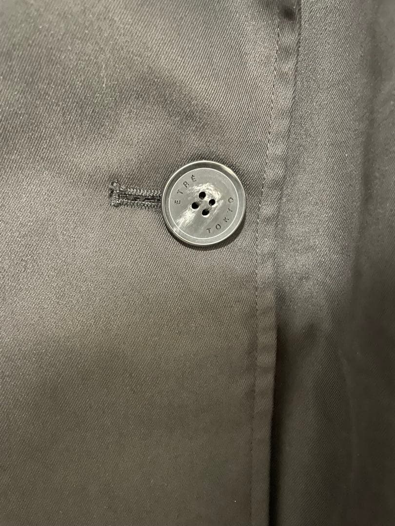 美品　ETRE TOKYO コンシャススリーブトレンチコート　ブラック　S