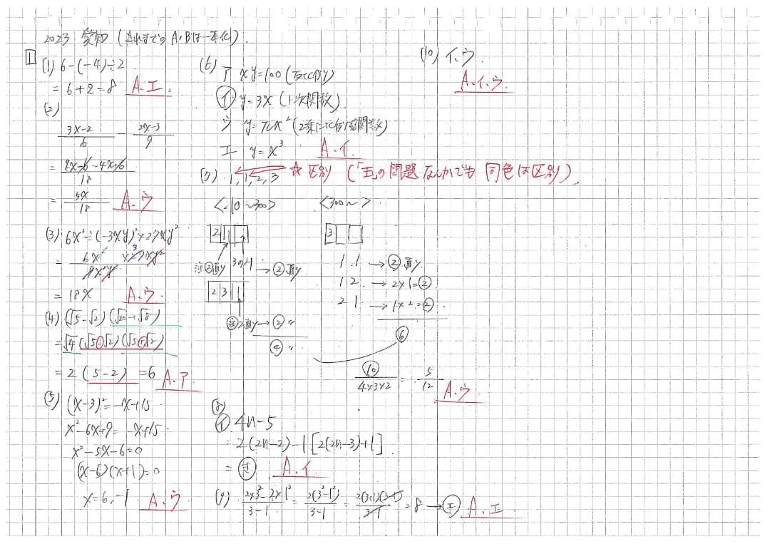塾講師オリジナル数学解説 全問動画付 愛知 公立高校入試 2016-25 過去問