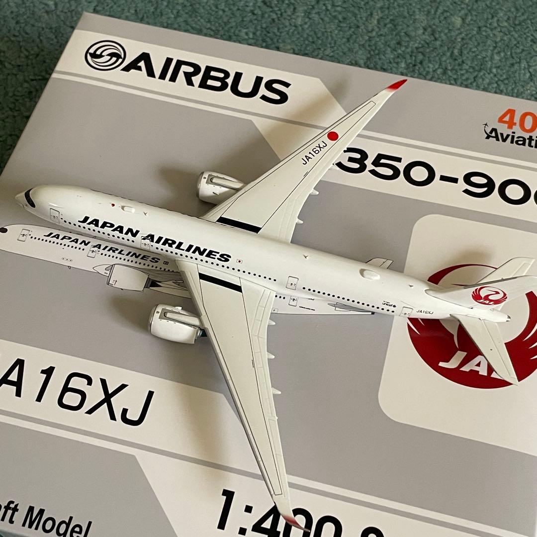 JAL 日本航空 A350-900 JA16XJ av 1:400 スタンド付き