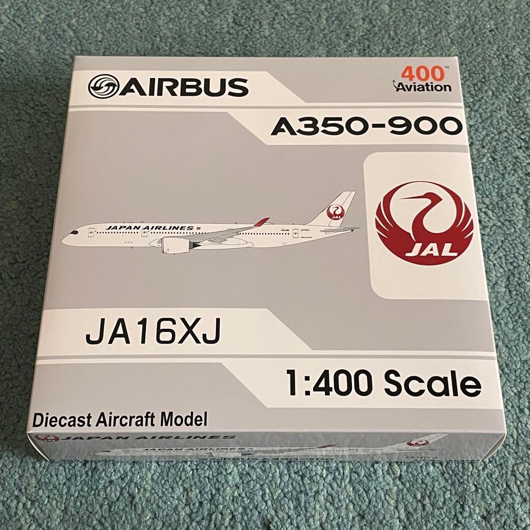 JAL 日本航空 A350-900 JA16XJ av 1:400 スタンド付き