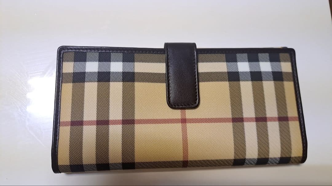 BURBERRY LONDON 長財布 チェック柄